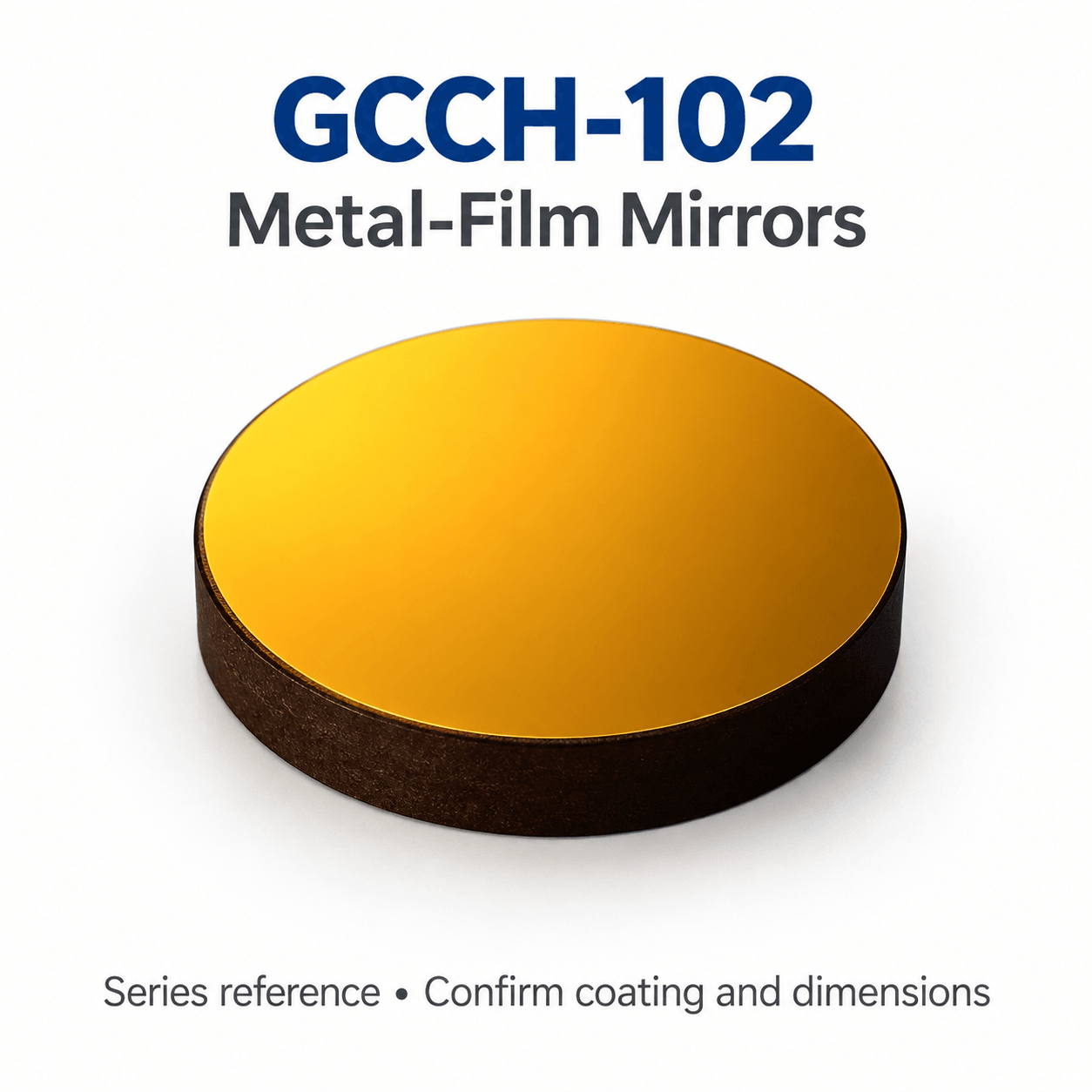 GCCH-102 Metal-Film Mirrors — English reference illustration