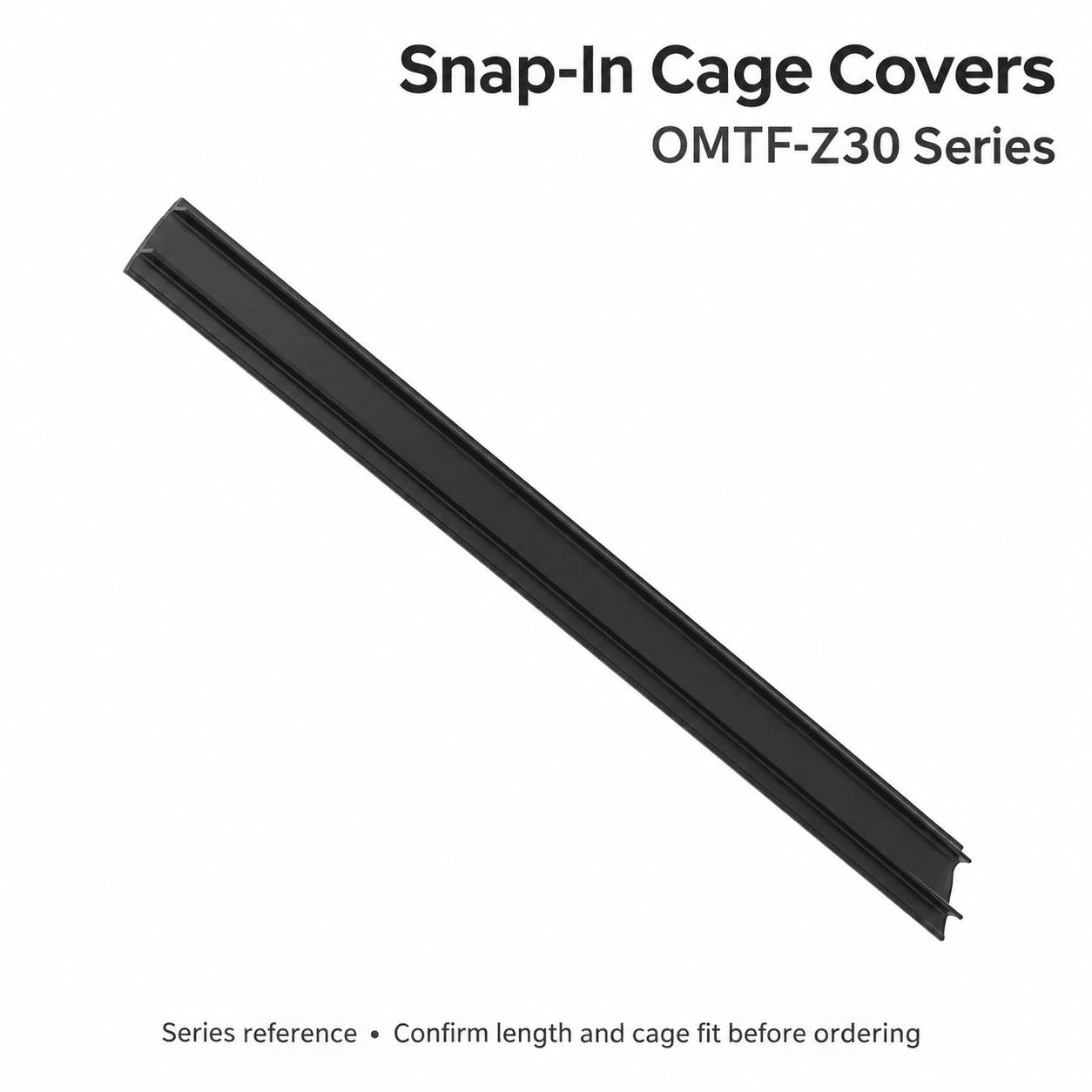 OMTF-Z30 Snap-In Cage Covers — English reference illustration