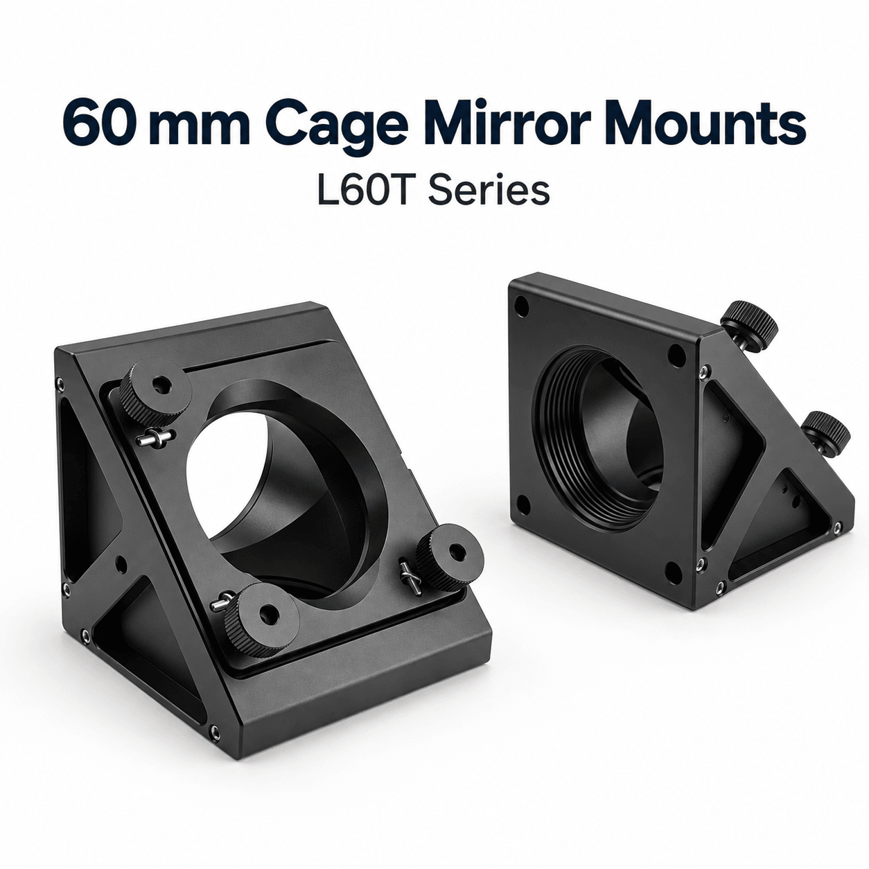 L60T 60 mm Cage Mirror Mounts — English reference illustration