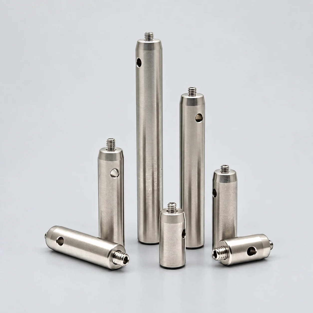 ZGH-12 系列 Φ12 mm 不锈钢光学接杆系列主图（AI背景优化，型号以原始规格图为准）
