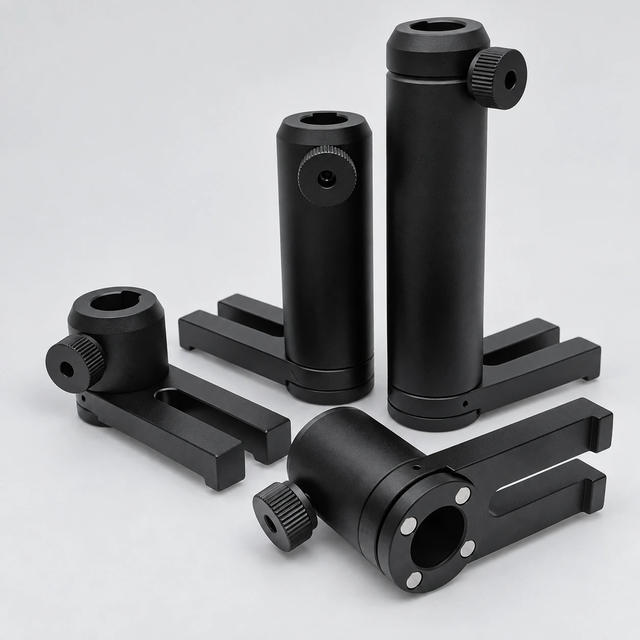 ZGW-C 系列 Φ12/12.7 mm 磁性旋转接杆筒系列主图（AI背景优化，型号以原始规格图为准）