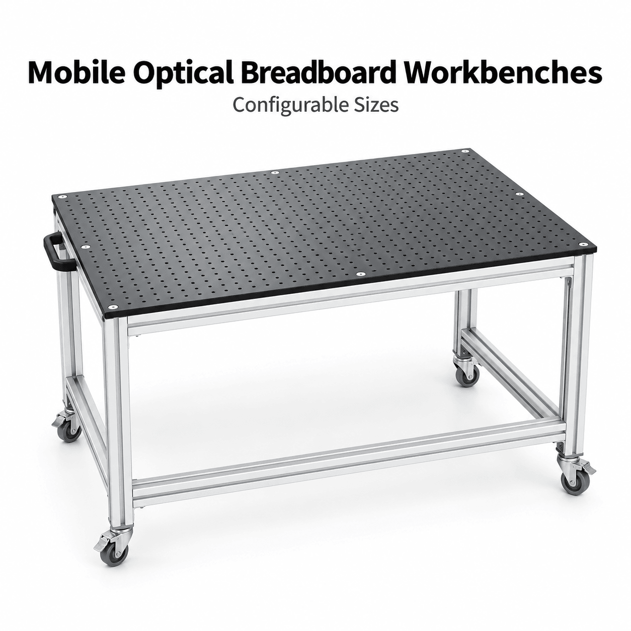 Mobile Optical Breadboard Workbenches — English reference illustration