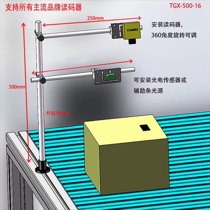 机器视觉读码器与相机安装支架来源图片 13