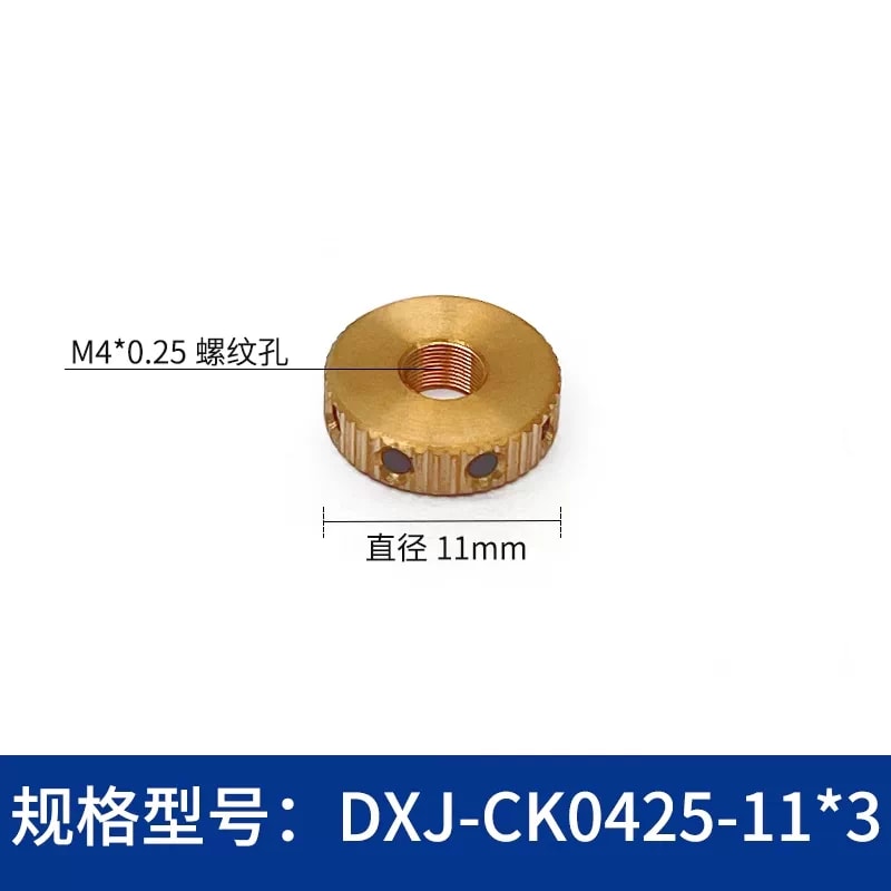 DXJ M3–M12 × 0.25 铜制细牙锁紧螺母来源图片 10