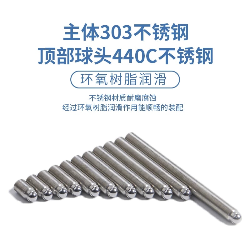 DXS 系列 M6 × 0.25 不锈钢细牙调节螺钉来源图片 3