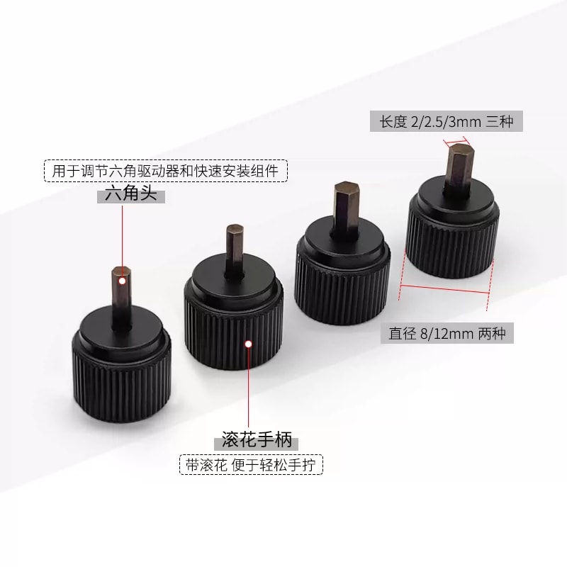 ZFN 系列六角驱动手拧旋钮来源图片 2