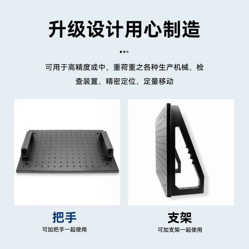 6061 铝合金 M6 网格实心光学平板来源图片 2